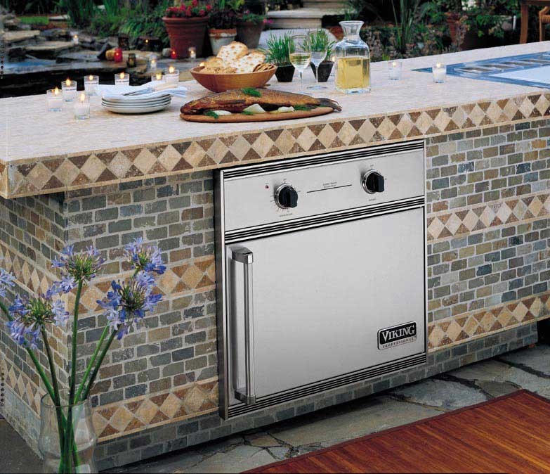 Viking VEOS100TSS 30 Inch Outdoor Electric Smoker Oven with Plenum