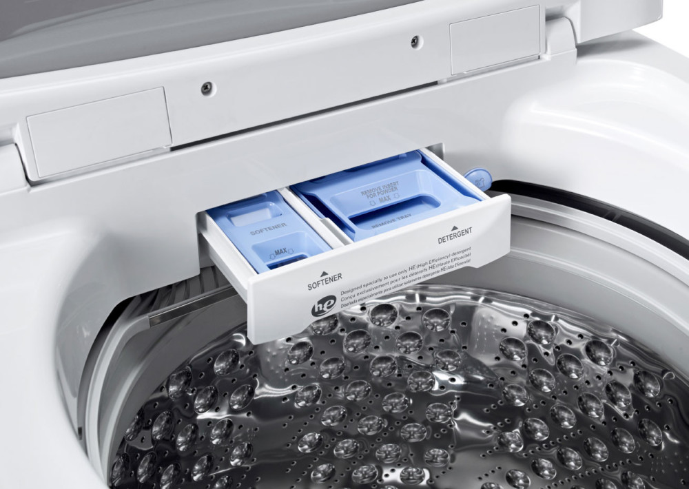 LG WT1201CW 27 Inch TopLoad Washer with 4.5 cu. ft. Capacity, 8 Wash