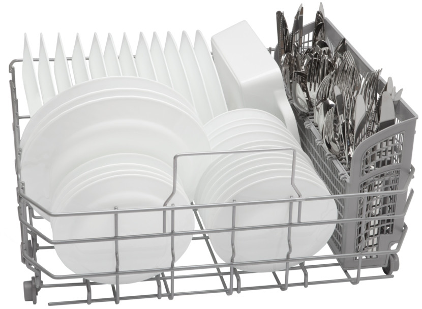 Bosch SHE3AR72UC 24 Inch Full Console Dishwasher with 6 Wash Cycles, 14