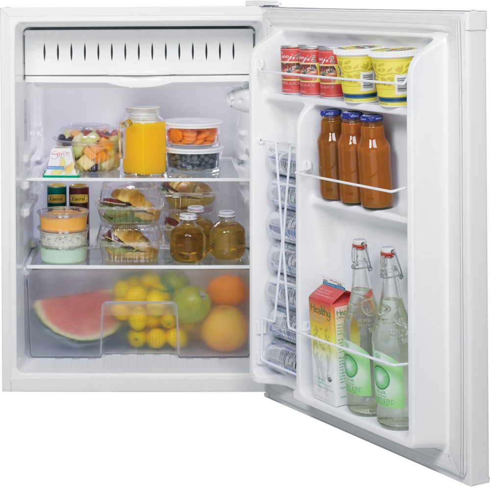 GE GCE06GGHWW 24 Inch BuiltIn Capable Compact Refrigerator with 5.6 cu