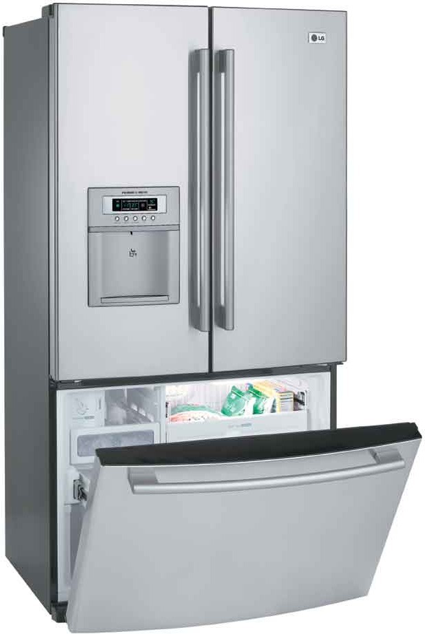 LG LRFD25850ST 25 Cu. Ft. French Door Refrigerator w