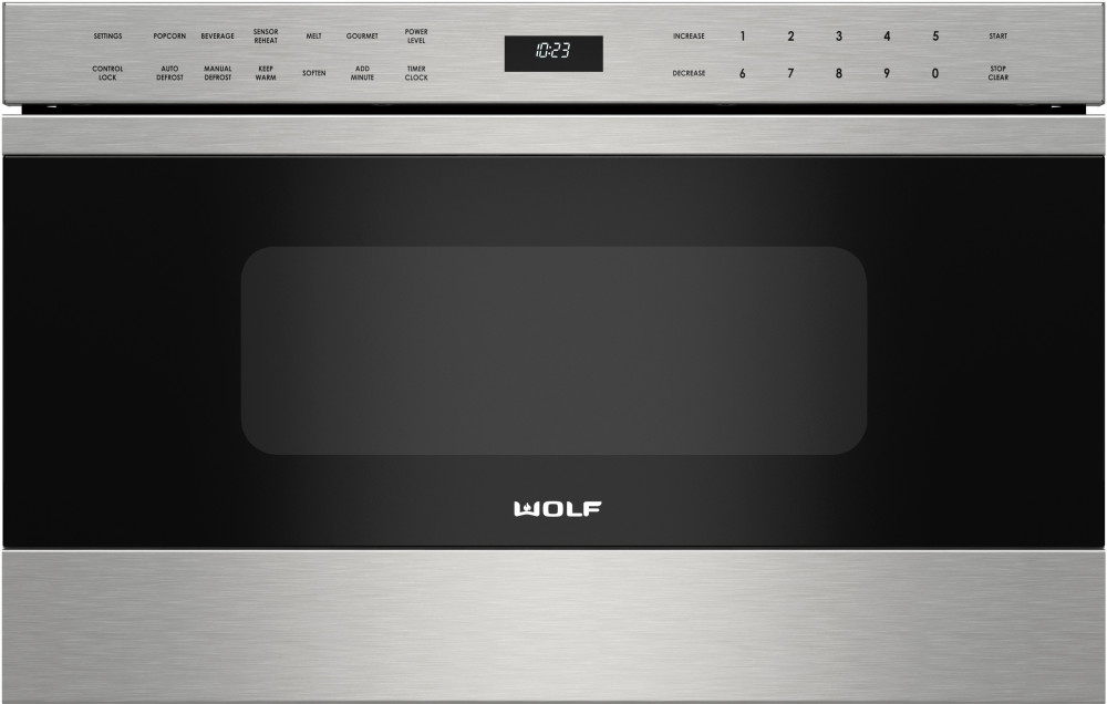 Wolf MD24TES 24 Inch Microwave Drawer with 1.2 cu. ft. Capacity, 950
