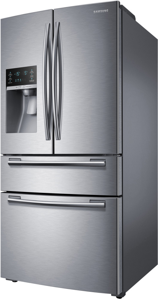 Samsung RF25HMEDBWW 33 Inch French Door Refrigerator with ...
