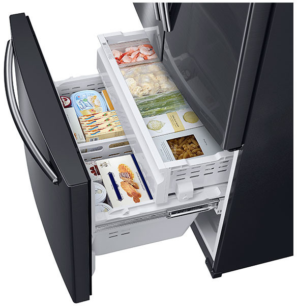 Samsung RF263BEAESG 36 Inch French Door Refrigerator with 24.6 cu. ft