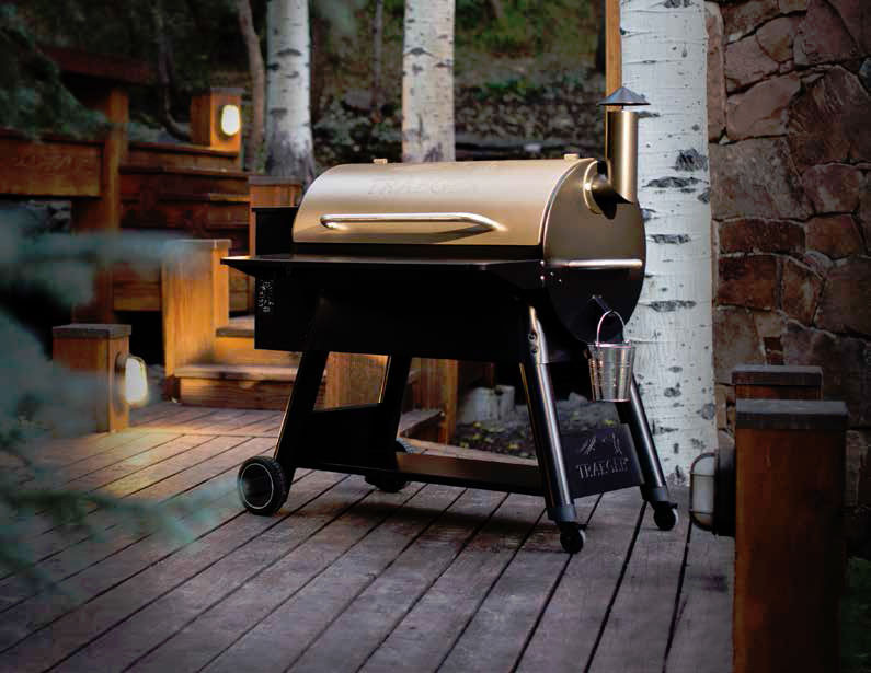 Traeger TFB88PUB 52 Inch Freestanding Wood Pellet Grill with 884 sq. in