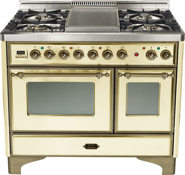 Ilve UMD1006MPAY 40 Inch TraditionalStyle Dual Fuel Range with 6