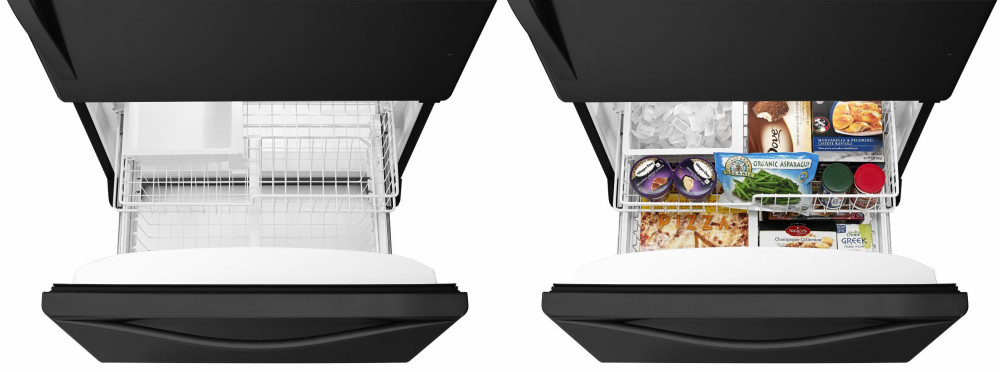 Whirlpool WRB322DMBB 33 Inch Bottom-Freezer Refrigerator ...