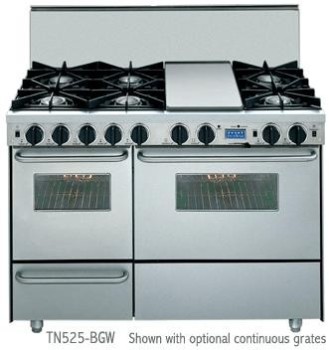FiveStar TTN530BGW 48 Inch All Gas Double Oven Convection ...