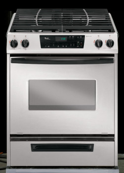 Whirlpool GW395LEPS 30 Inch Slide-In Gas Range with AccuBake System