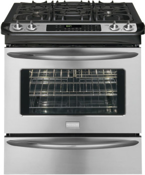 frigidaire stove with warming drawer