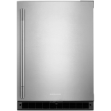 KitchenAid 24" Undercounter Refrigerator w/ Stainless Steel Door KURR114KSB on Fridge.com