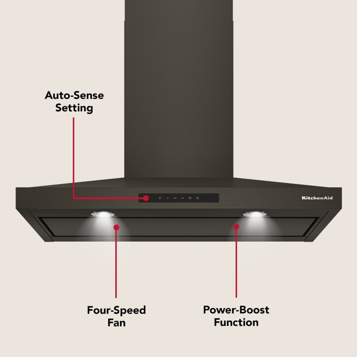 KitchenAid KVWC736SBE - 36 Inch Wall Mount Hood