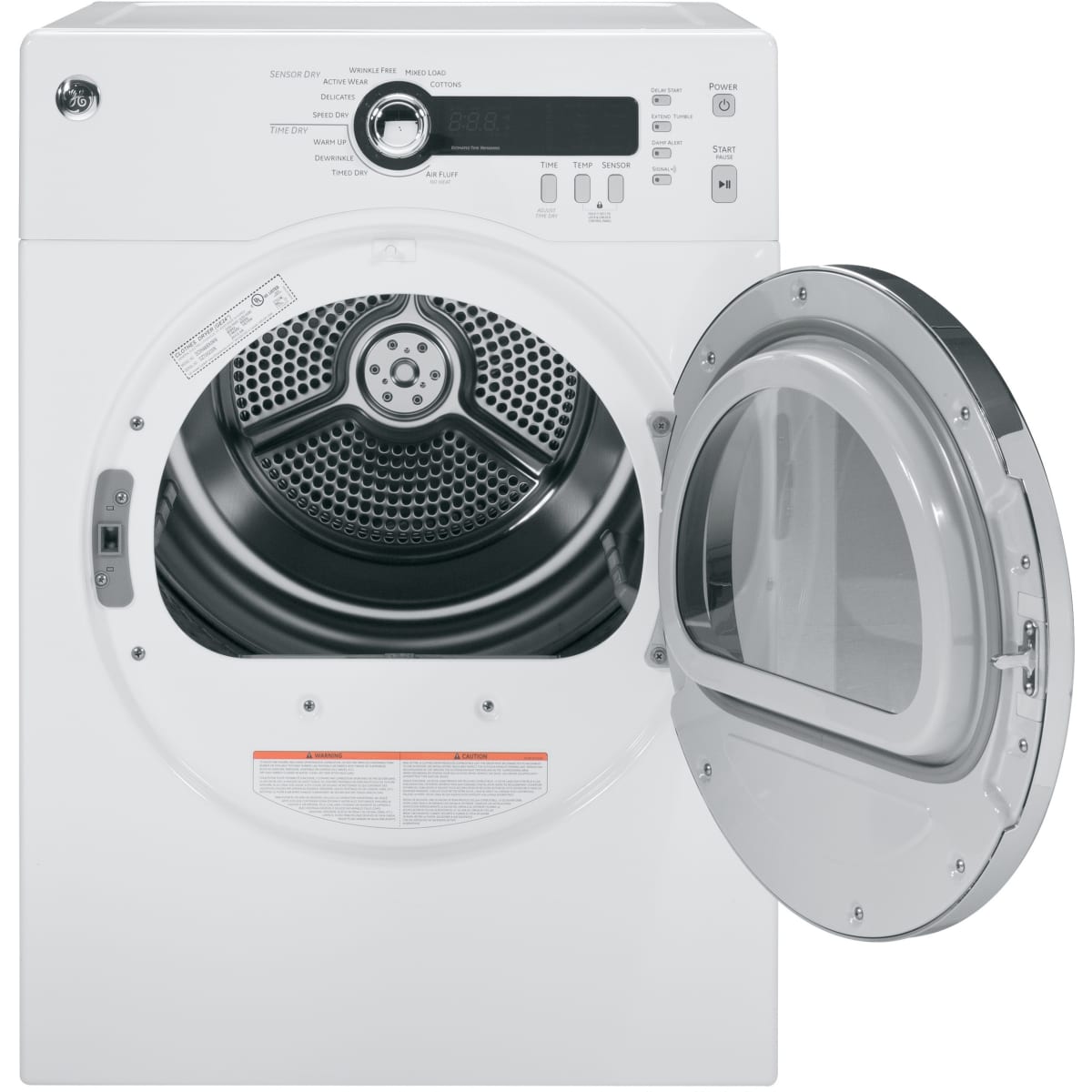 GE DCVH480EKWW - 24 Inch 4.0 cu. ft. Electric Dryer with 20 Dry Cycles