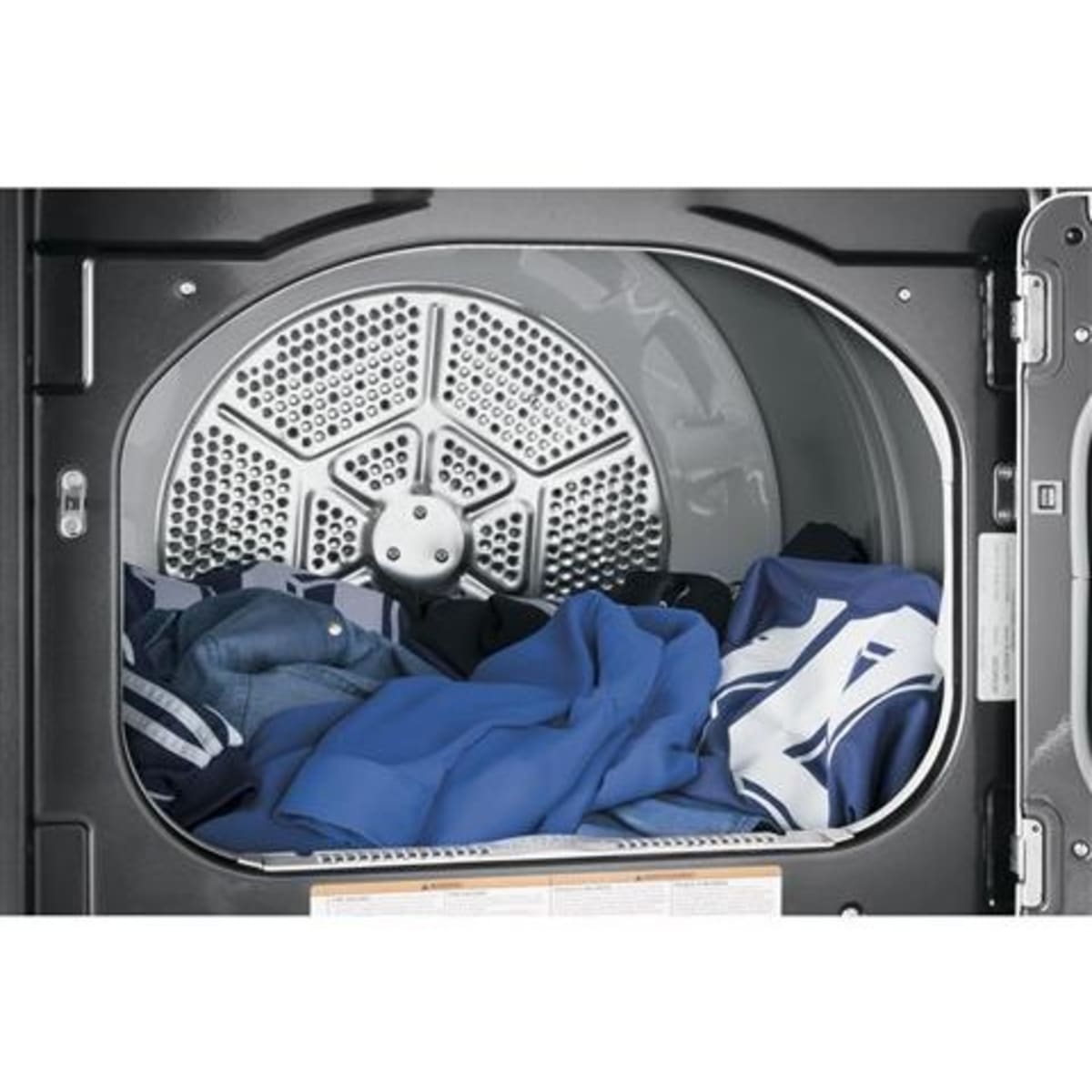 GE GTD75ECPLDG - 27 Inch Smart Electric Dryer In-use View