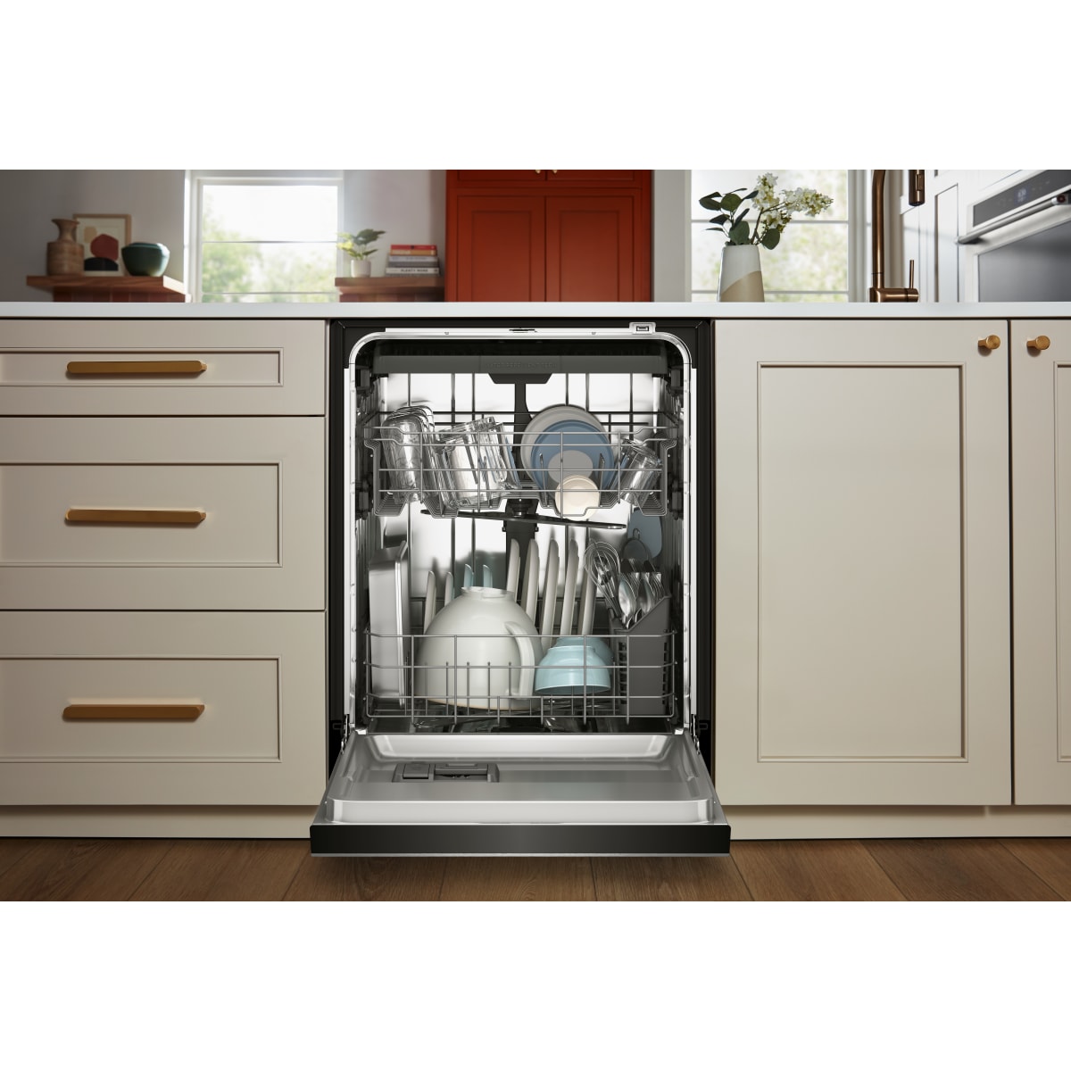 KitchenAid KDFS224SPS - 24 Inch Full Console Built-In Dishwasher with 13 Place Setting Capacity