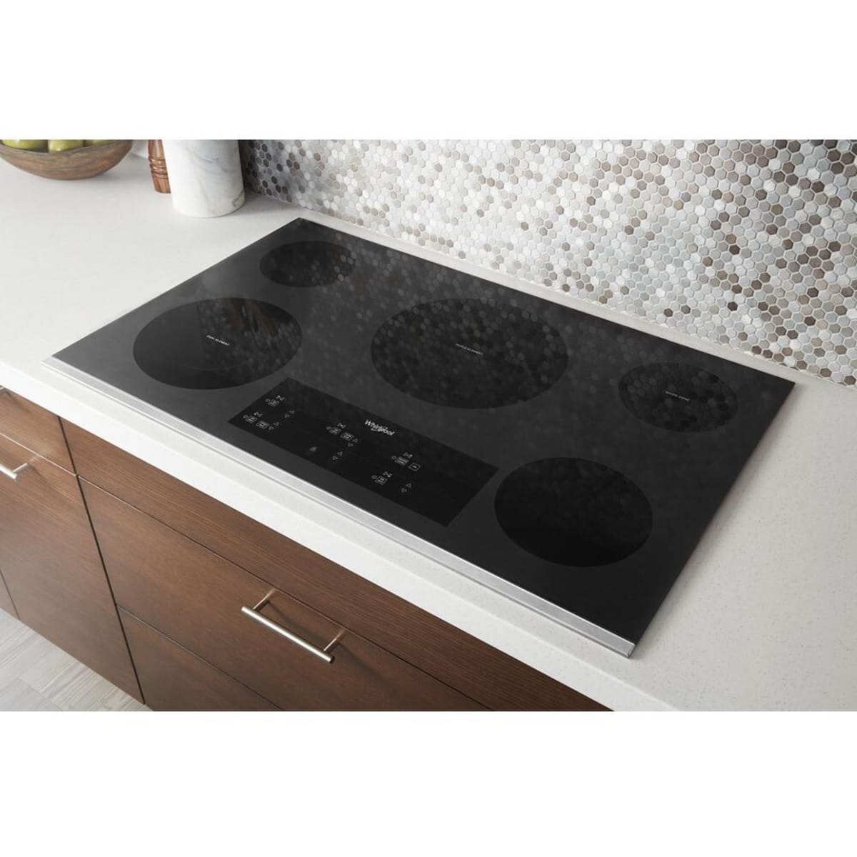 Whirlpool WCE97US6KS - 36 Inch Smoothtop Electric Cooktop Lifestyle View