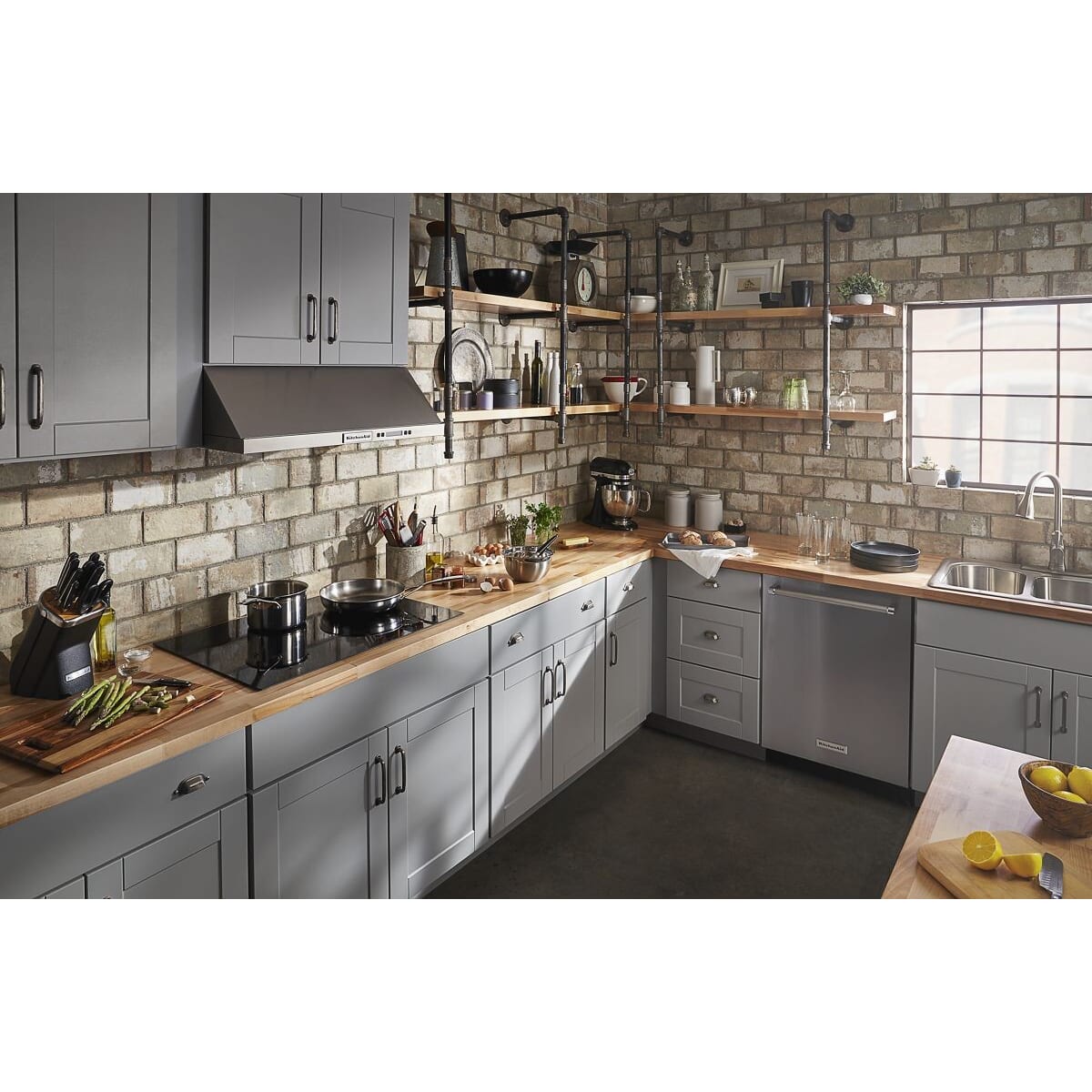 KitchenAid KCES950KBL - 30 Inch Electric Cooktop Lifestyle