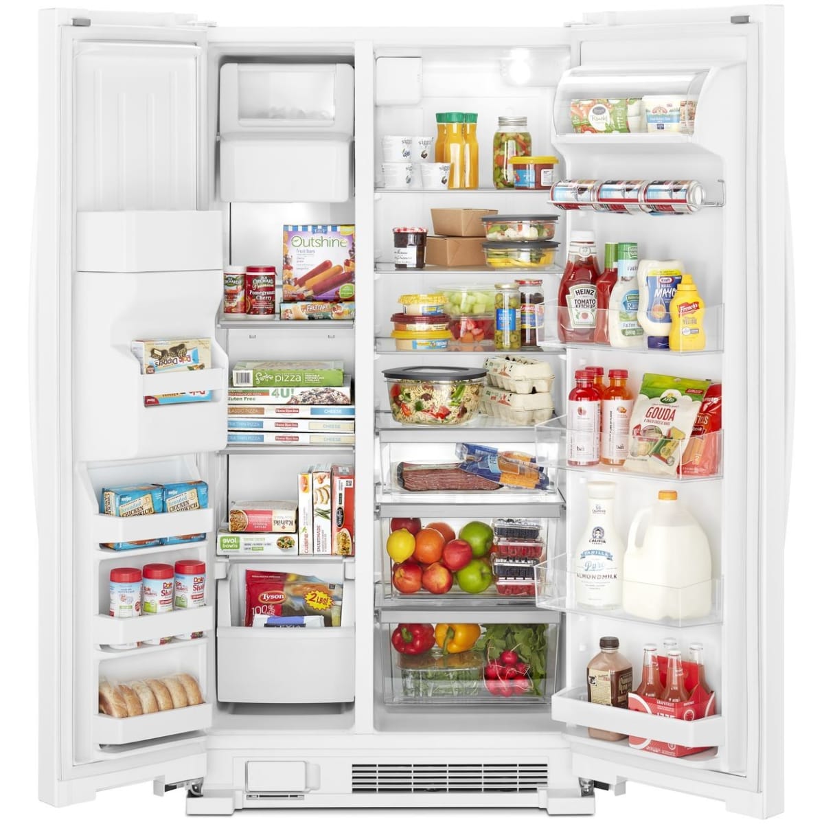 Whirlpool WRS321SDHW - White Open View