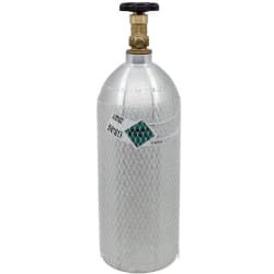 Zip 1 x 5lb CO2 Refillable/Recyclable Cylinder - 5lb CO2 Refillable Beverage-Grade Cylinder view