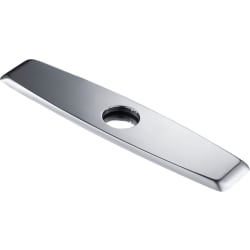 10 Inch Deck Plate For Single-Hole Mount Kitchen Faucets  - Front View view