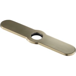 10-inch Deck Plate For Single-Hole Mount Kitchen Faucets  - Front View view