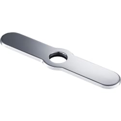 10-inch Deck Plate For Single-Hole Mount Kitchen Faucets  - Front View view