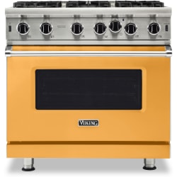 36 Inch Gas Range  - 36 Inch Open Burner Natural Gas Range view