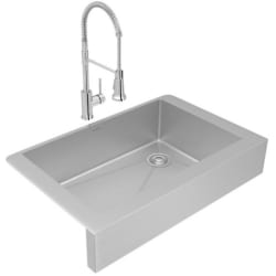 20 1/4 Single Bowl Farmhouse Sink & Faucet Set  - 20 1/4 Single Bowl Farmhouse Sink & Faucet Set view