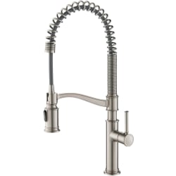Single Handle Pull Down Commercial Style Kitchen Faucet - Commercial Style Pull-Down Kitchen Faucet in Spot Free Stainless Steel view