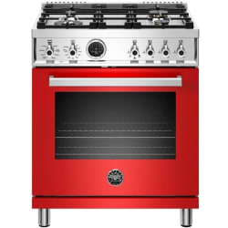 30 Inch Freestanding Professional Dual Fuel Range - Front view
