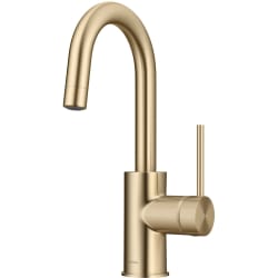 Single Handle Kitchen Bar/Prep Faucet  - Single Handle Kitchen Bar Faucet with QuickDock Top Mount Installation Assembly in Spot Free Antique Champagne Bronze view