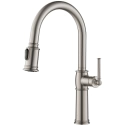 Single Handle Kitchen Faucet  - Traditional Single Handle Pull-Down Kitchen Faucet in Spot Free Stainless Steel view