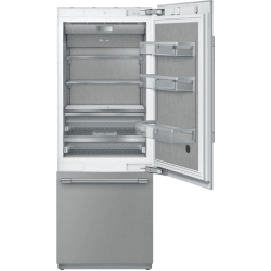 30 Inch Built-In Bottom Mount Smart Refrigerator - Built-in Bottom Freezer, 30'' Professional, Stainless Steel view