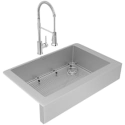 20 1/4 Single Bowl Farmhouse Sink & Faucet Kit  - 20 1/4 Single Bowl Farmhouse Sink & Faucet Kit view