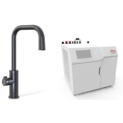 HydroTap Boiling, Chilled for Residential and Small Commercial - Base Module  - HydroTap Boiling, Chilled for Residential and Small Commercial - Base Module with Cube Plus Tap - Matte Black view