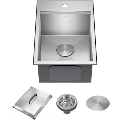 15 Inch Outdoor Drop In /Top Mount Workstation Kitchen Sink  - 15 Inch Outdoor Drop In /Top Mount Workstation Kitchen Sink view