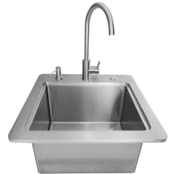 21 Inch Outdoor Sink  - 21 Inch Sink view