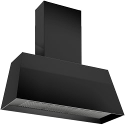 36 Inch Wall Mount Canopy Range Hood  - Matte Black view