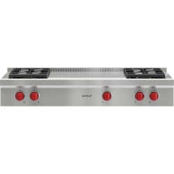 48 Inch Pro-Style Gas Rangetop  - Front View view