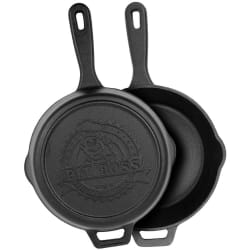 14 Inch Cast-Iron Deep Skillet - Front View view