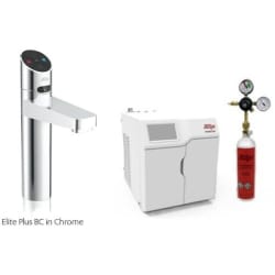 HydroTap Chilled, Sparkling for Residential and Small Commercial - Kitted Base Module  - HydroTap Chilled, Sparkling for Residential and Small Commercial - Kitted Base Module with 1.5 lb CO2 and Regulator with Elite Plus Tap - Bright Chrome view
