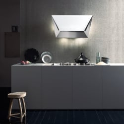 34 Inch Prisma Glass Wall Mount Range Hood - Lifestyle View view