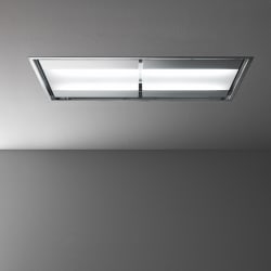 54 Inch Nuvola 140 Ceiling Mount Range Hood - Front view