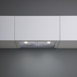Under Cabinet Range Hood  - Front - Lit view