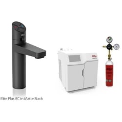 HydroTap Chilled, Sparkling for Residential and Small Commercial - Kitted Base Module  - HydroTap Chilled, Sparkling for Residential and Small Commercial - Kitted Base Module with 1.5 lb CO2 and Regulator with Elite Plus Tap - Matte Black view
