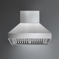 Pyramid Chimney Style Wall Mount Range Hood - Front View view