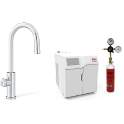 HydroTap Chilled, Sparkling for Residential and Small Commercial - Kitted Base Module  - HydroTap Chilled, Sparkling for Residential and Small Commercial - Kitted Base Module with 1.5 lb CO2 and Regulator with Arc Plus Tap - Brushed Chrome view