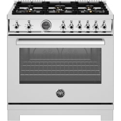 36 Inch Freestanding Gas Range  - 36 Inch Freestanding Gas Range in Front View view