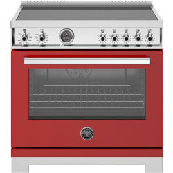 36 Inch Freestanding Induction Range  - 36 Inch Freestanding Induction Range with 5 Elements in Front View view