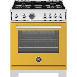 30 Inch Freestanding Counter Depth Gas Range  - 30 Inch Freestanding Gas Range with 4 Sealed Burners in Front View view